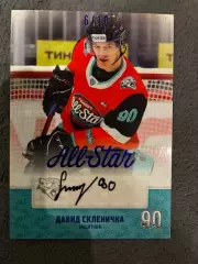 Хоккейная карточка Матча Звезд КХЛ 23/24 Дэвид Скленичка