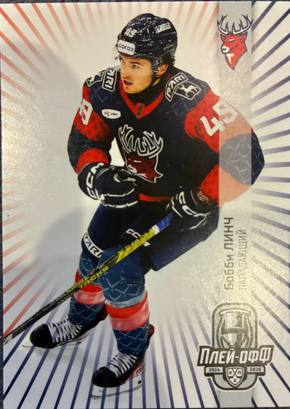 Хоккейная карточка Бобби Линч