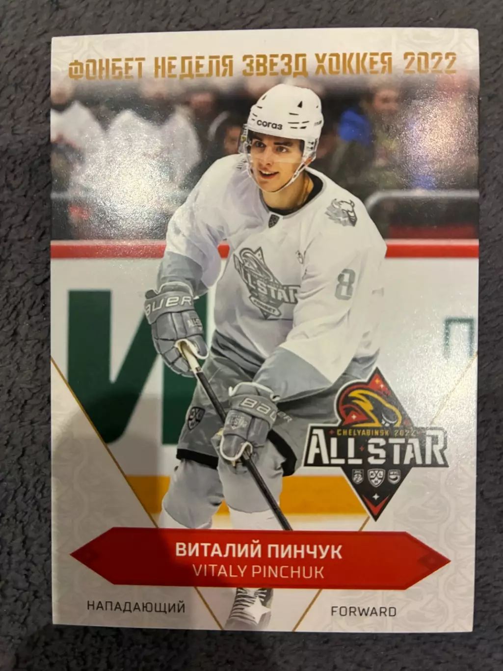 Хоккейная карточка Виталий Пинчук