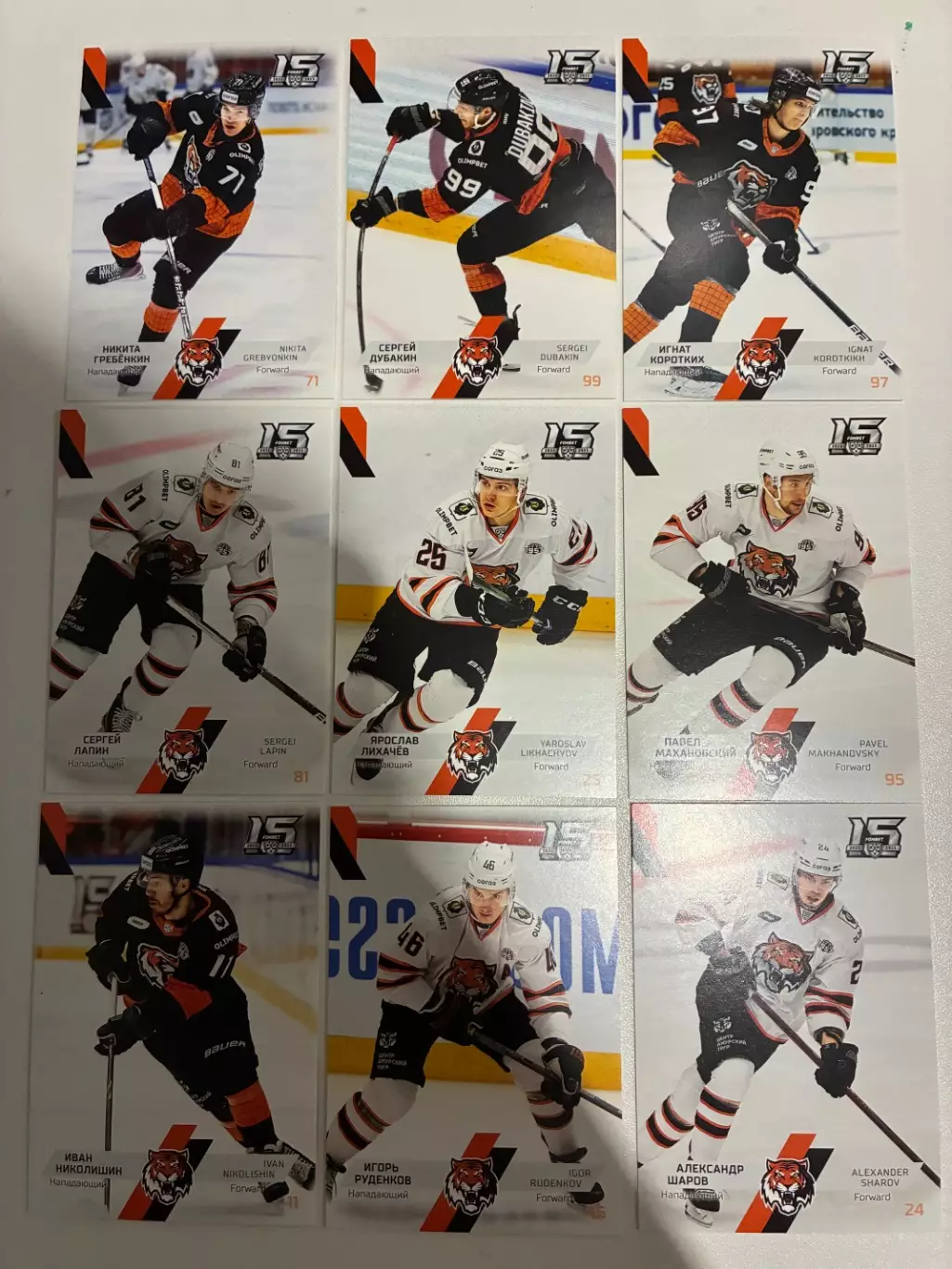 Базовый сет 22/23 Хк Амур (Гребенкин ,Николишин ,Лихачев и тд) 1
