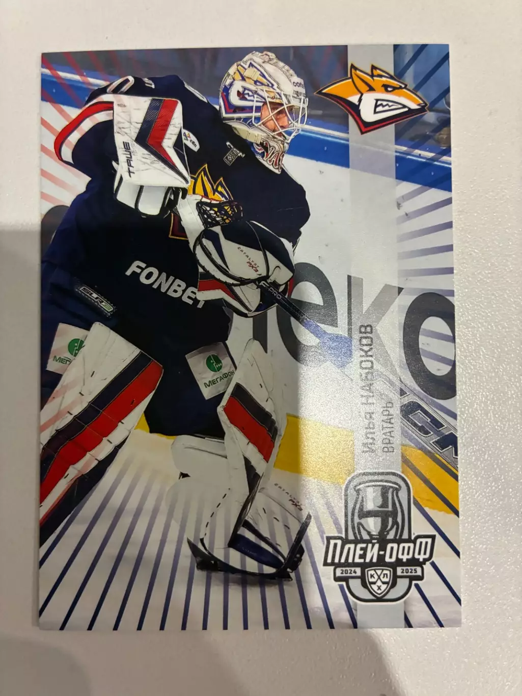 Хоккейная карточка Илья Набоков