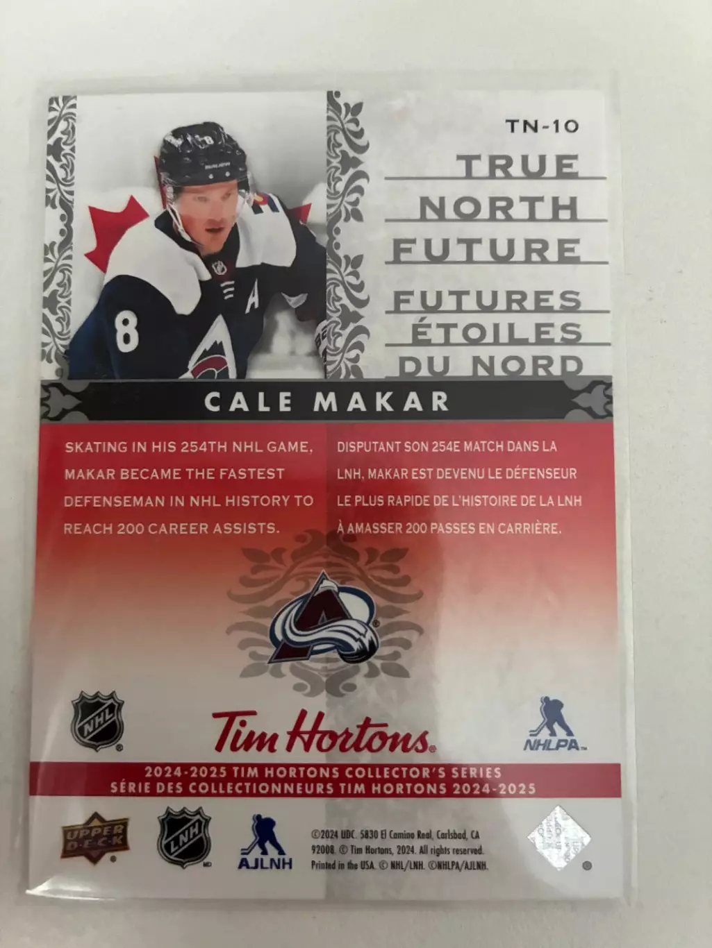 Хоккей. Cale Makar Nhl 1