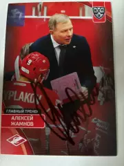 Хоккей. Автограф Алексей Жамнов