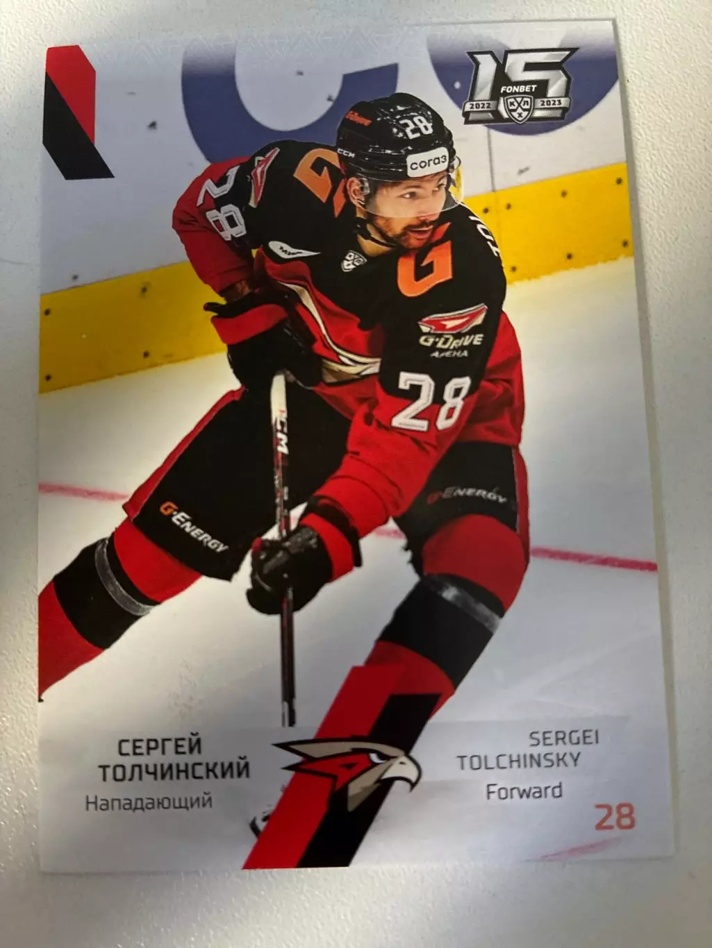 Хоккей. Сергей Толчинский