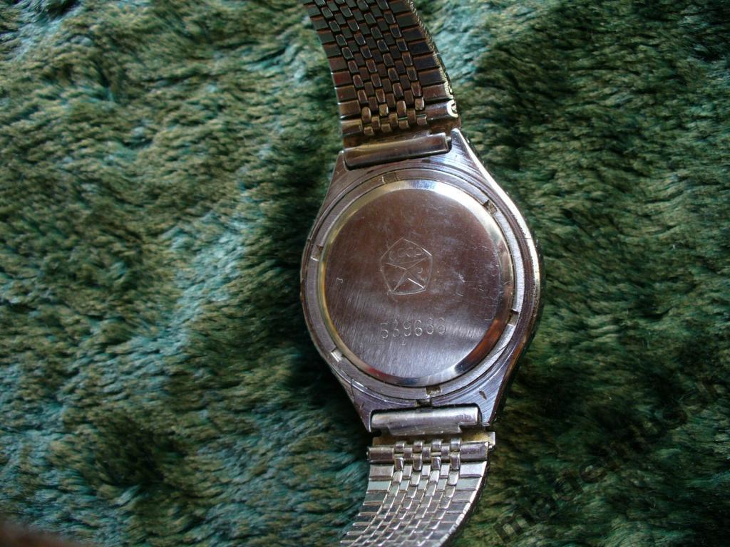 Часы ЗАРЯ кварц + браслет нержавейка сталь из СССР 4
