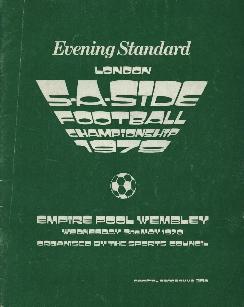1978 London five a side football Championship (progr.)