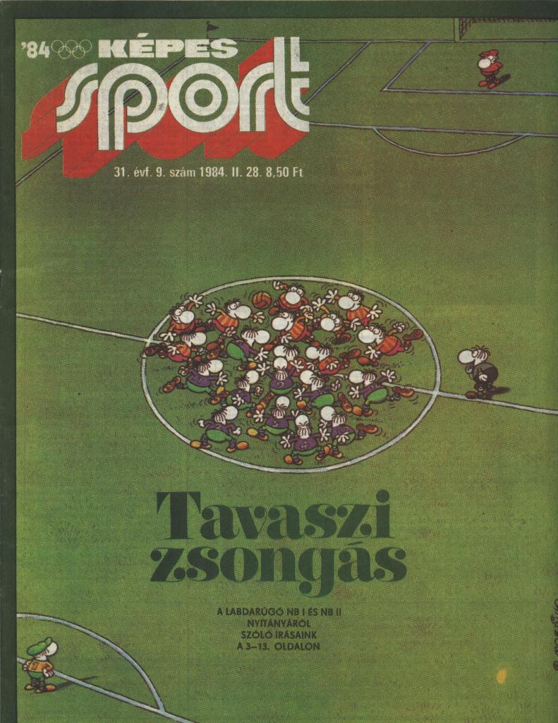 еженедельник Kepes SPORT (Венгрия) № 9 1984