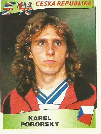 Евро 1996 Карел Поборски (Чешская Республика) №223