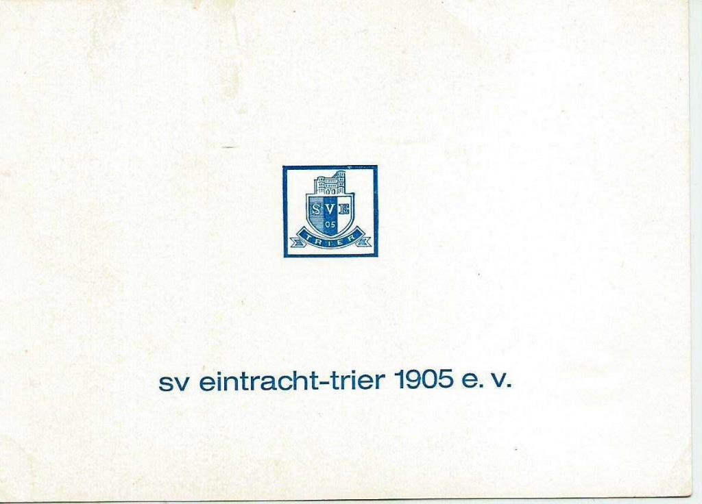 SV EINTRACHT_ TRIER_1905 E.V._(чистая односторонняя карточка)