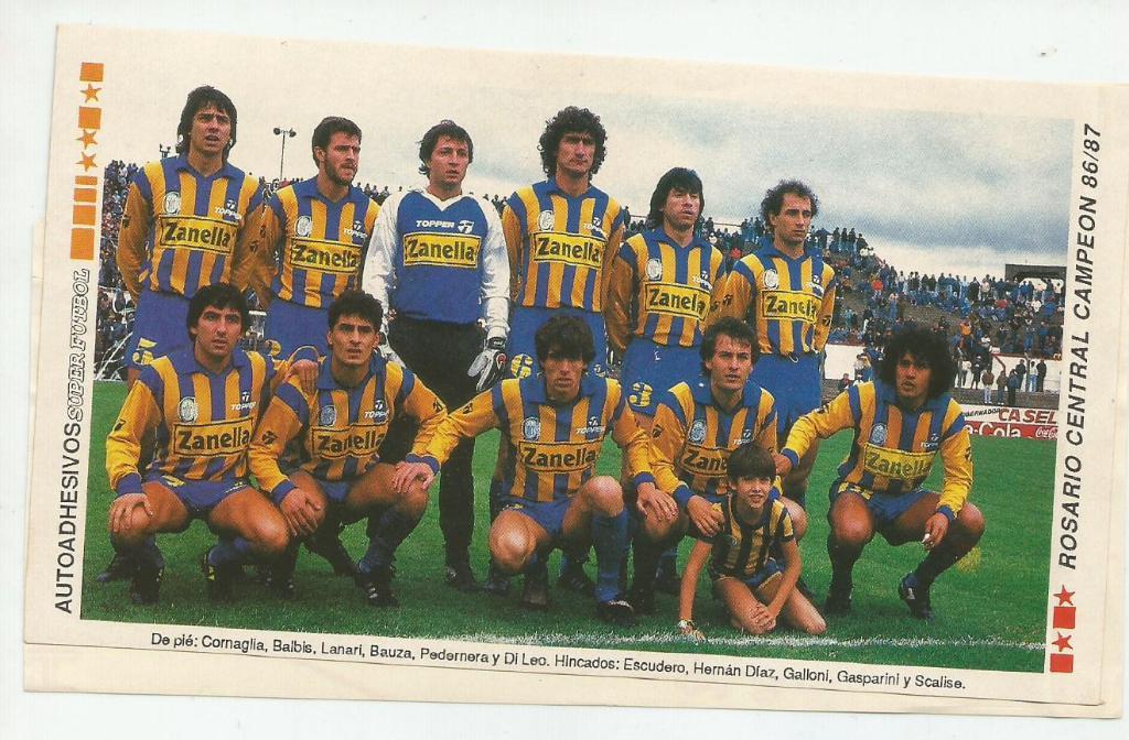 Rosario Central Campeon 1986-87 (Argentina) _(цв.наклейка)