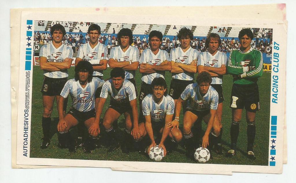 Racing Club _1987 (Argentina) _(цв.наклейка)