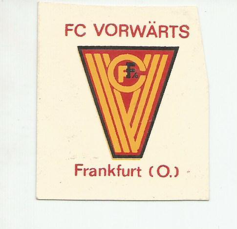 FC Vorwarts Frankfurt-O (DDR) (переводная картинка)