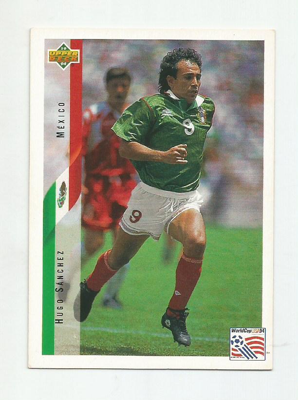 Hugo Sanchez (Mexico) - World cup 1994 _(Upper deck) _cards