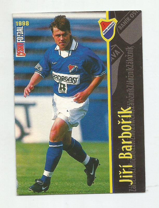 Jiri Barborik_(Banik Ostrava, Czech Republic) _Cesky_fotbal-1998-cards