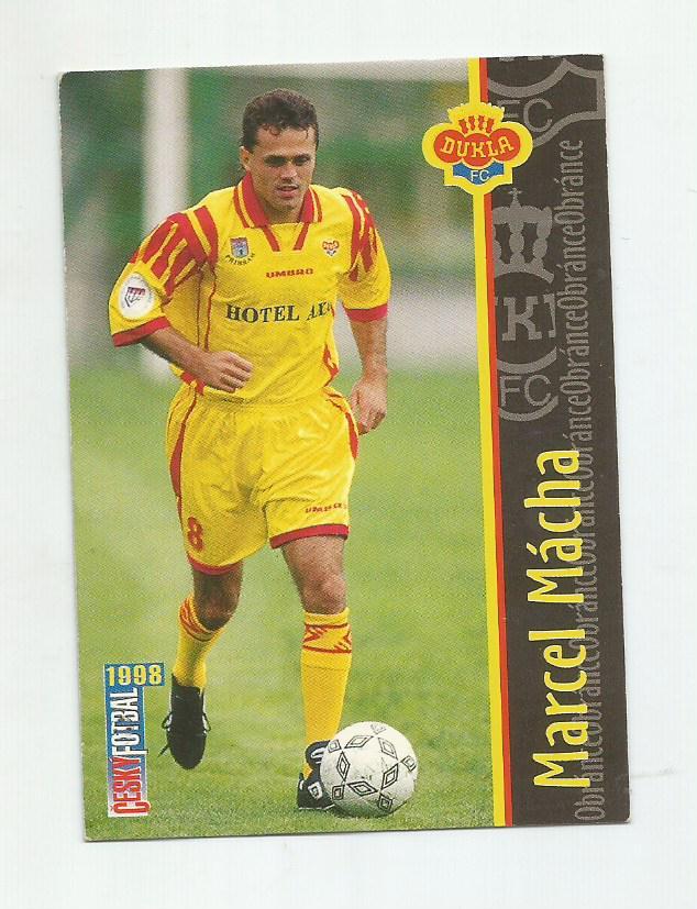 Marcel Macha_(Dukla Praha, Czech Republic) _Cesky_fotbal-1998-cards