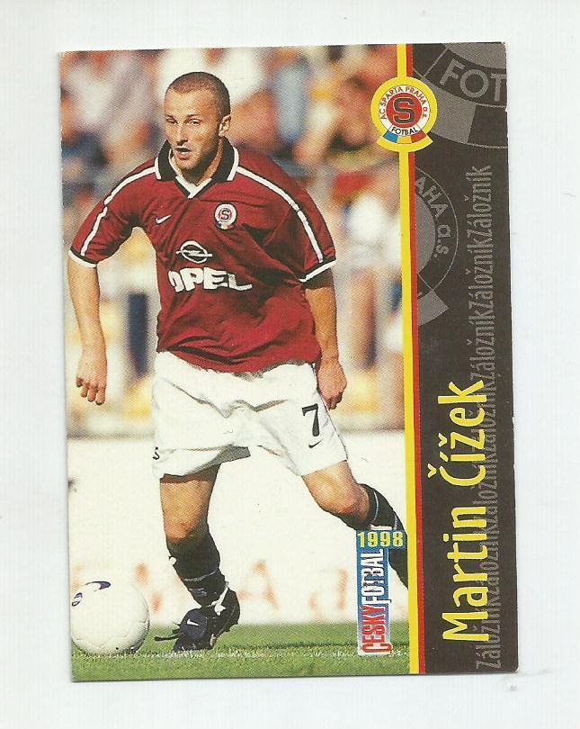 Martin Cizek_(Sparta Praha, Czech Republic) _Cesky_fotbal-1998-cards