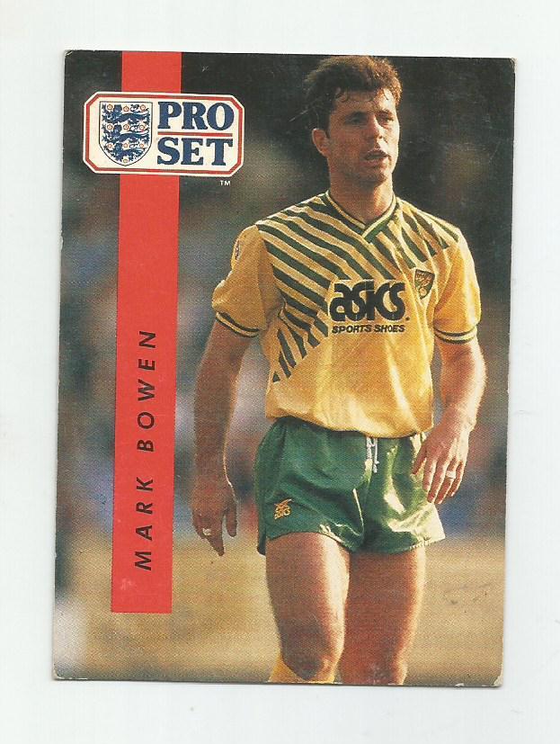 Mark Bowen (Norwich City _England) (pro set) #156 cards