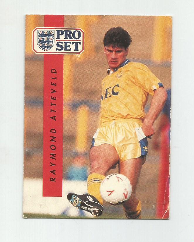 Raymond Atteveld (Everton _England) (pro set) # 86 _cards