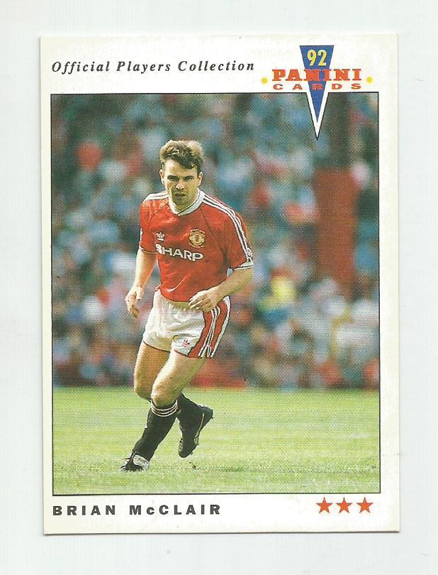 Brian McClair (Manchester United _England) (Panini_cards-92) # 140