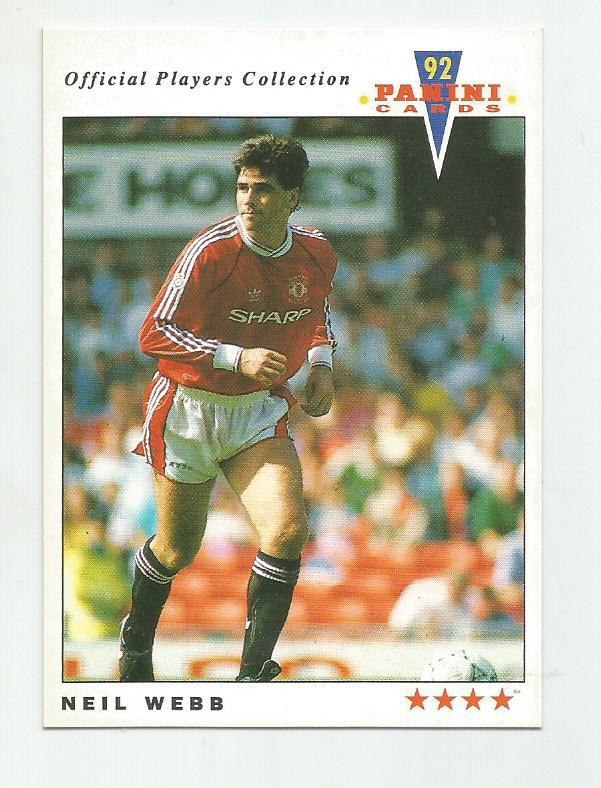 Neil Webb (Manchester United _England) (Panini_cards-92) # 137