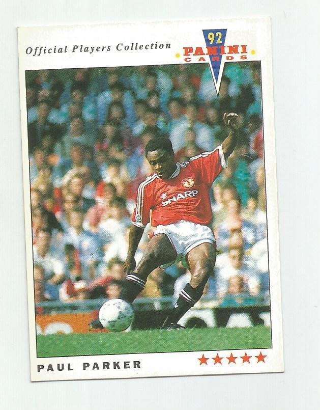 Paul Parker (Manchester United _England) (Panini_cards-92) # 134