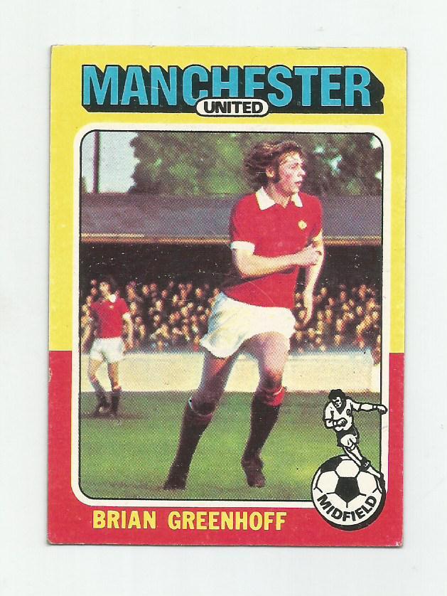 Brian Greenhoff (Manchester United _England) (cards) 1975-76 #173