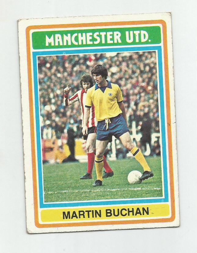 Martin _Buchan (Manchester United _England) (cards) 1975-76 # 88