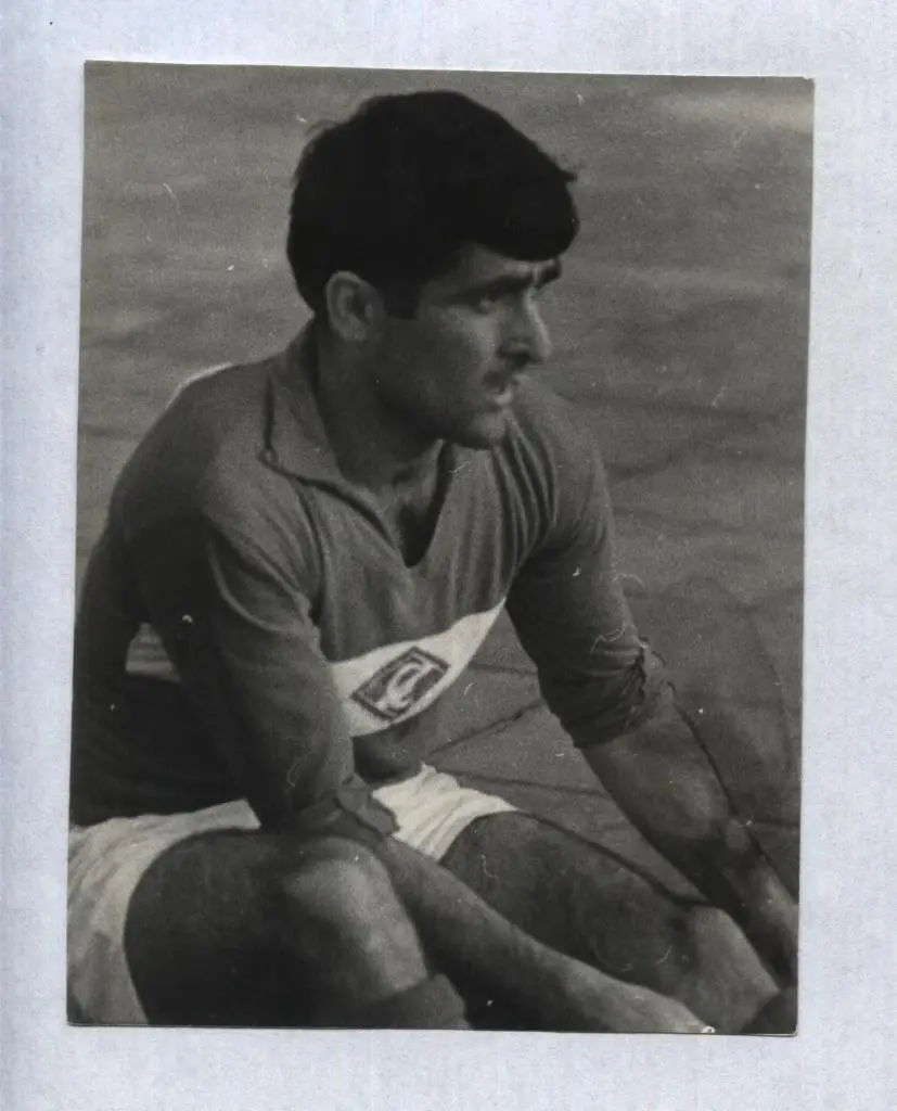 Джемал Силагадзе _Спартак Москва (ч-б. фото) . размер 8,5х11,5 см..