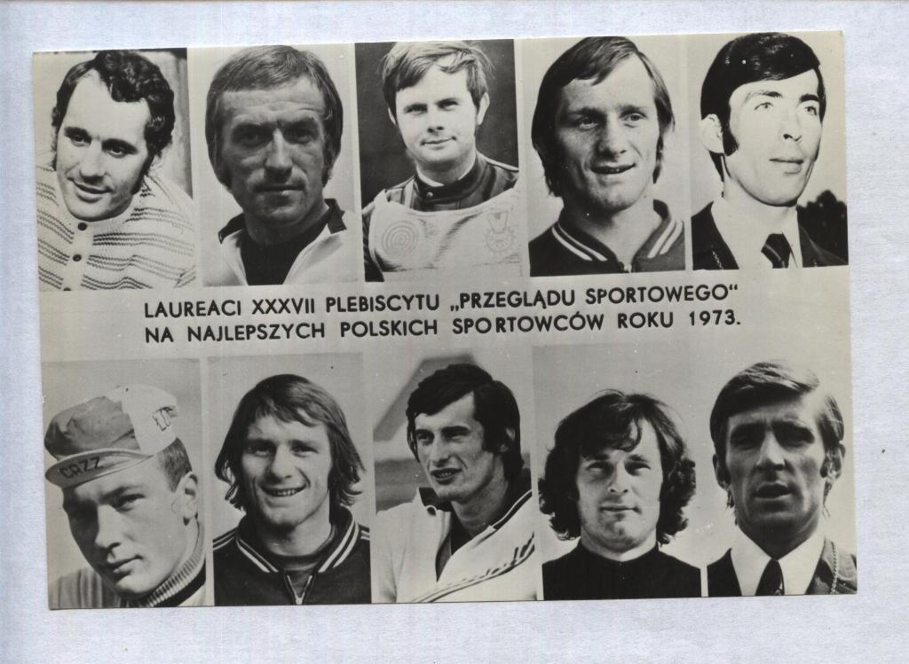 Laureaci polskich sportowcow roku 1973. ..Оригинал.размер 11х16 см
