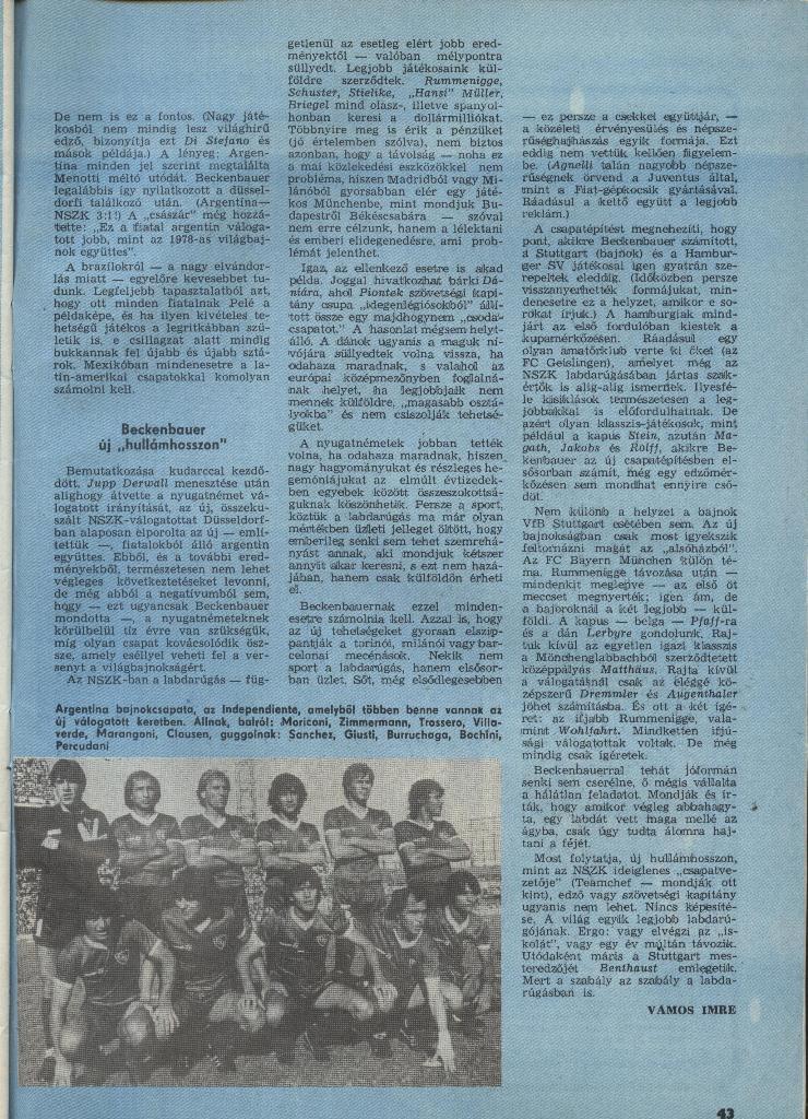 ежемесячник Labdarugas (Венгрия) № 10 1984 1
