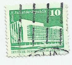 марка. почта DDR. Berlin. Palast der Republik. гашеная, ,,