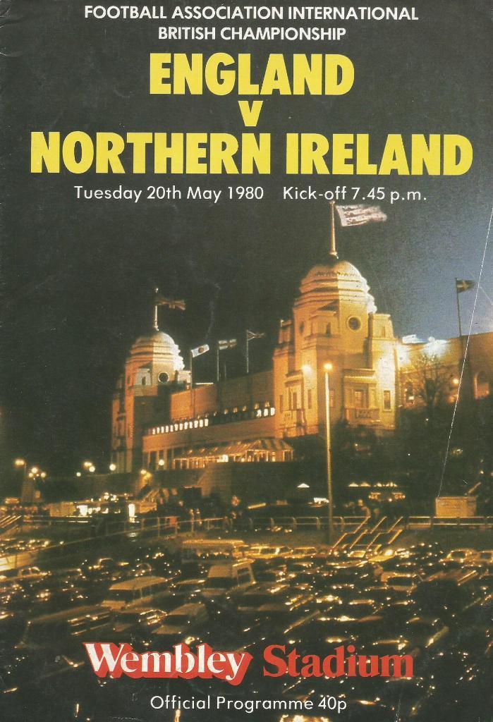 England v Northern Ireland_20.05. 1980_British Champ. _(программа)