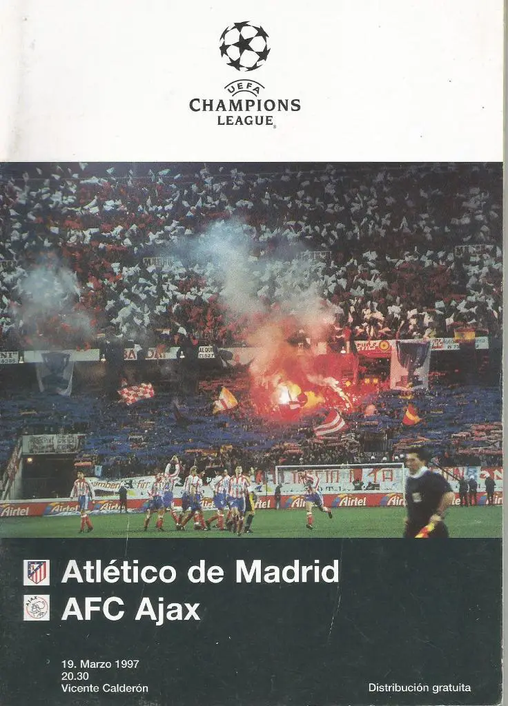 Atletico Madrid v Ajax Amsterdam_19.03. 1997 _Ch.L. (official)