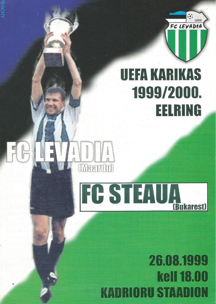 Levadia Maardu, Eesti v Steaua Bukarest, Rumania_26.08. 1999UEFA cup