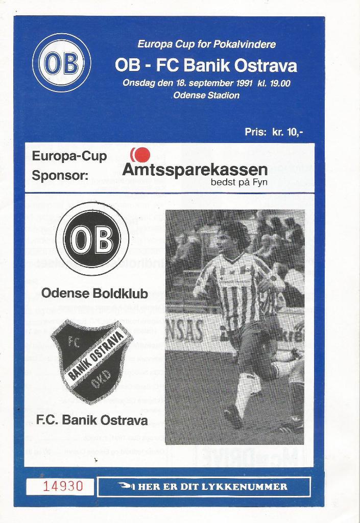 Odense Denmark v Banik Ostrava, CSSR_18.09. 1991_ECWC