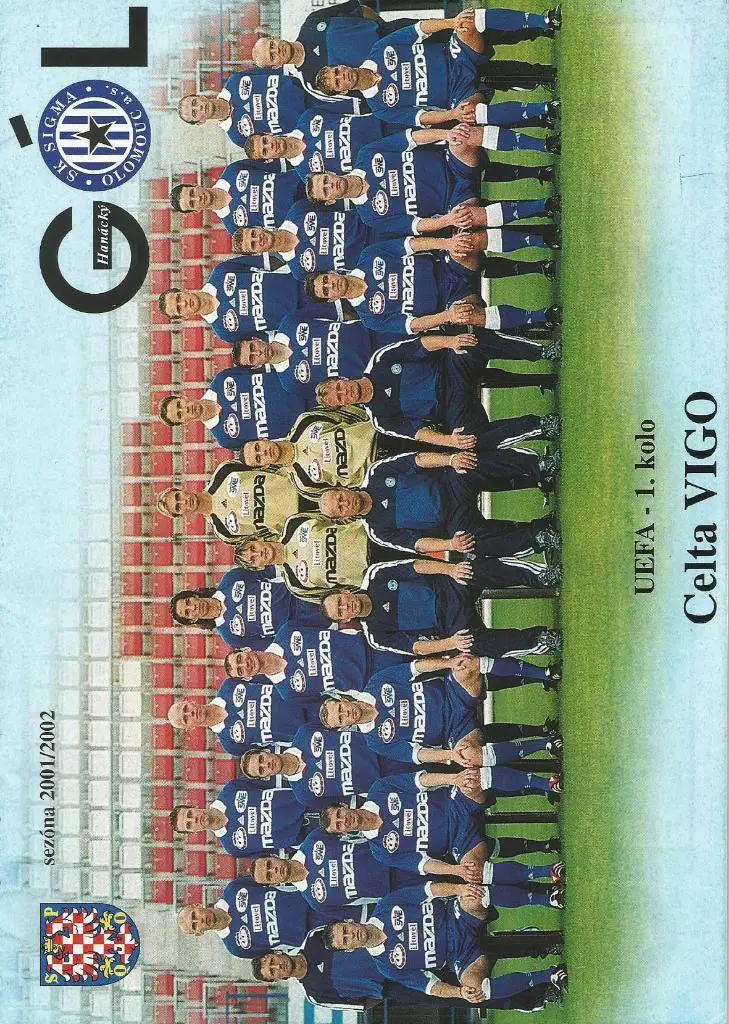 Sigma Olomouc, Czech Rep. v Real Celta Vigo Spain_27.09. 2001_UEFA cup