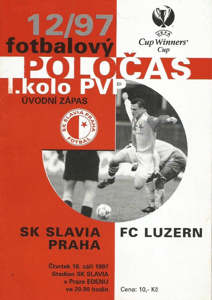 Slavia Prague, Czech Rep. v Luzern Schweiz_ 18.09.1997_ECWC