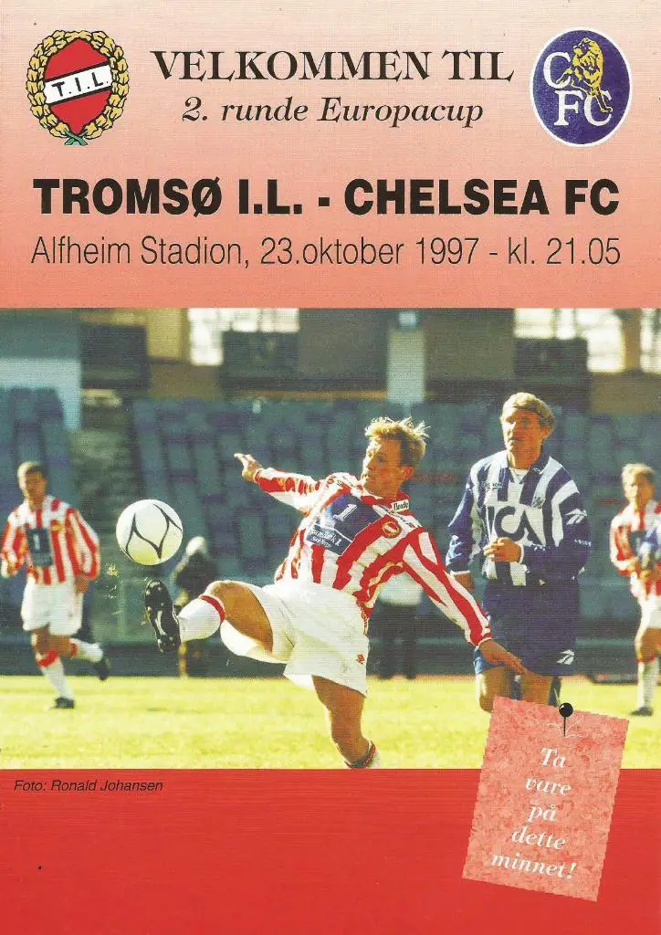 Tromso _Norway v Chelsea London, England _23.10. 1997_ECWC