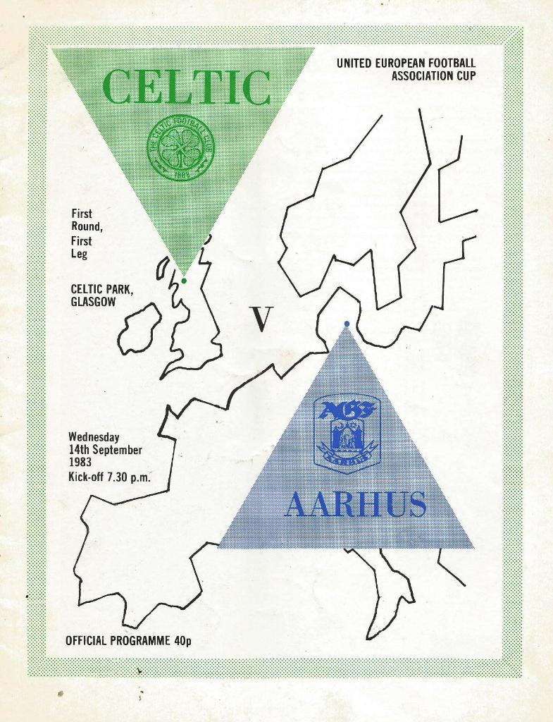 Celtic Glasgow Scotland v Aarhus_Denmark _14.09.1983_UEFA cup