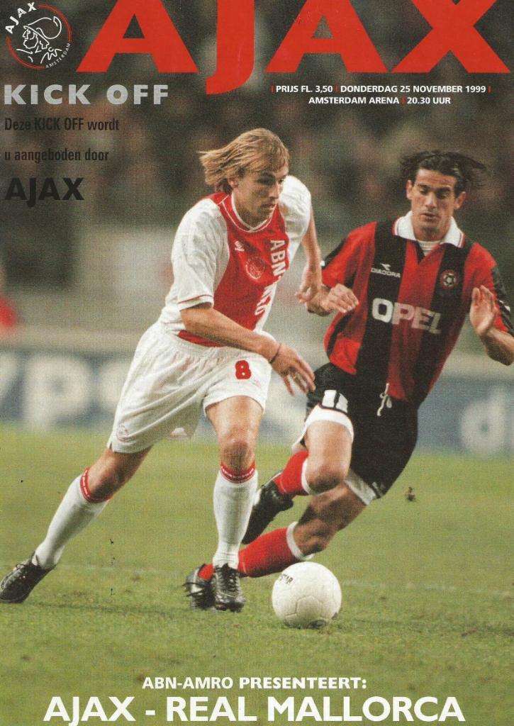 Ajax Amsterdam, Holland v Real Mallorca Spain_25.11. 1999_UEFA cup