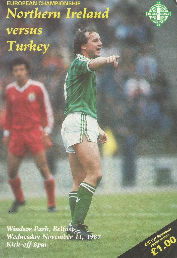 Northen Ireland v Turkey _11.11. 1987_Europ.Champ. qual.