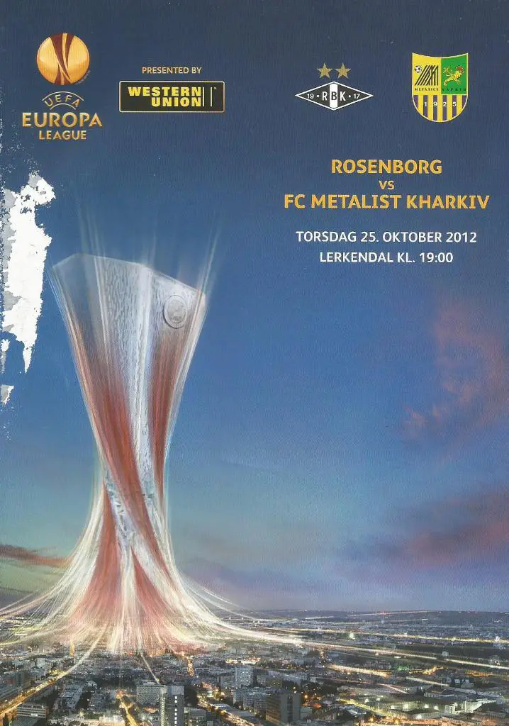 Rosenborg Norway v Metalist Kharkov, Ukraina_25..10. 2012 _Europa league