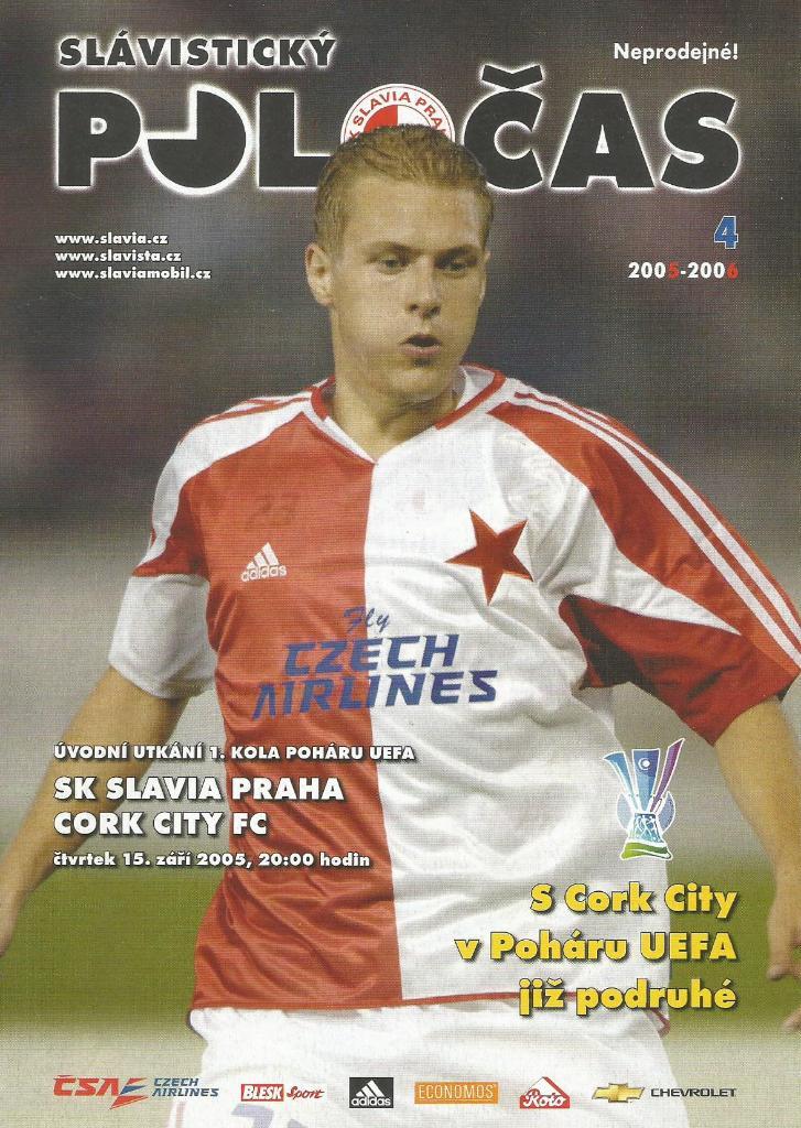 Slavia Praha, Czech Rep. v Cork City Ireland_15.09_2005_UEFA cup.