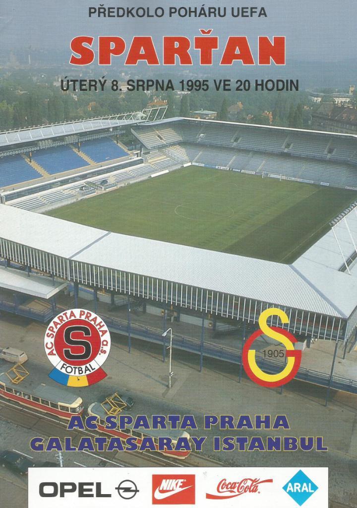 Sparta Praha, Czech Rep. v Galatasaray Istanbul, Turkey_08.08_1995_UEFA cup