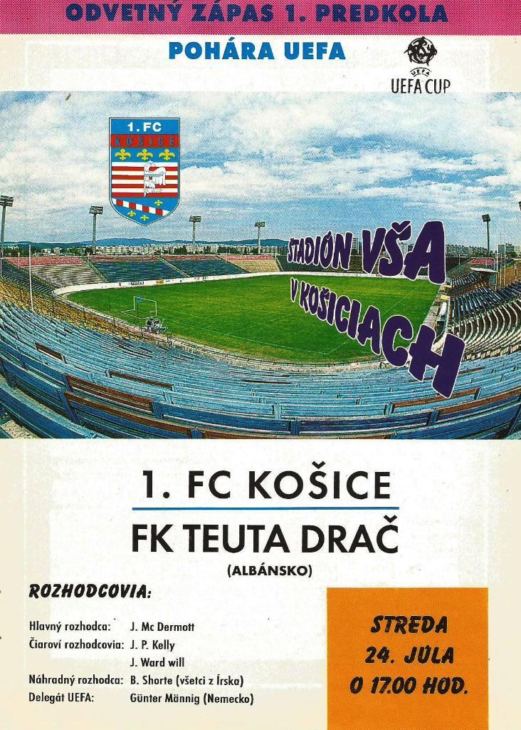 FC_Kosice Slovakia v Teuta Drac, Albania_24.07._1996_UEFA cup.