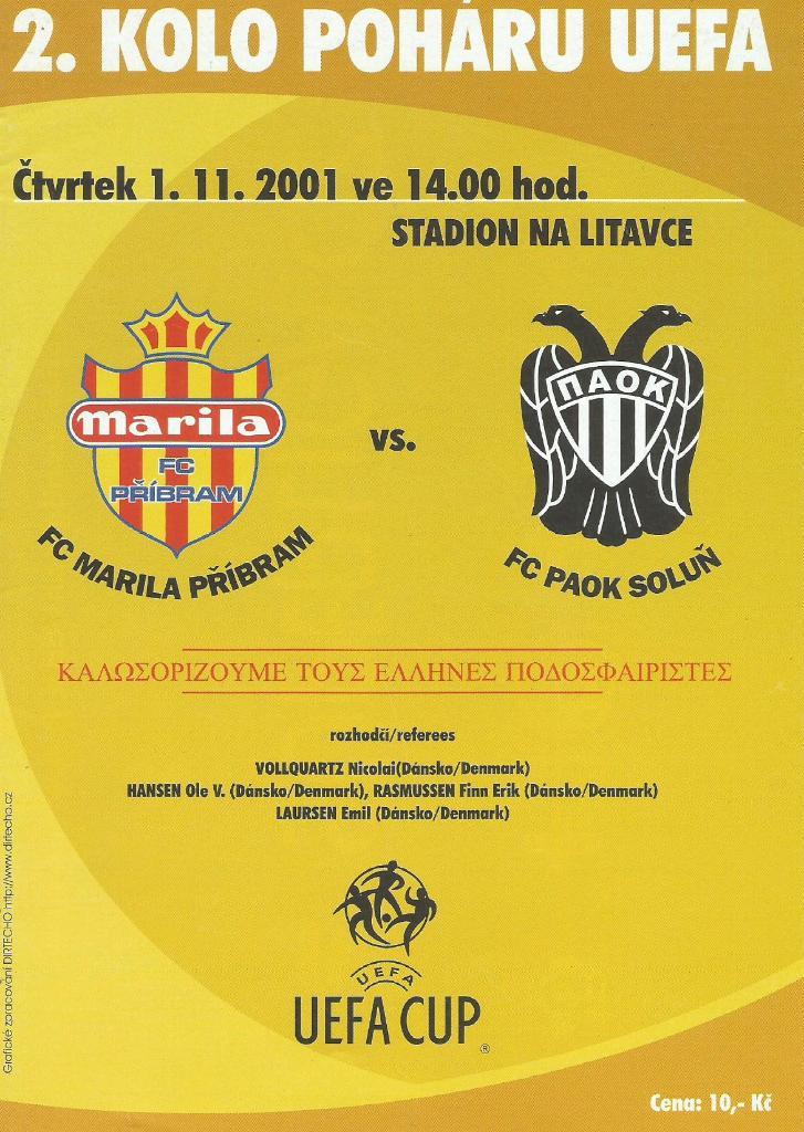 Marila Pribram, Czech Rep. v PAOK_Saloniki, Greece_01.11. 2001_UEFA cup