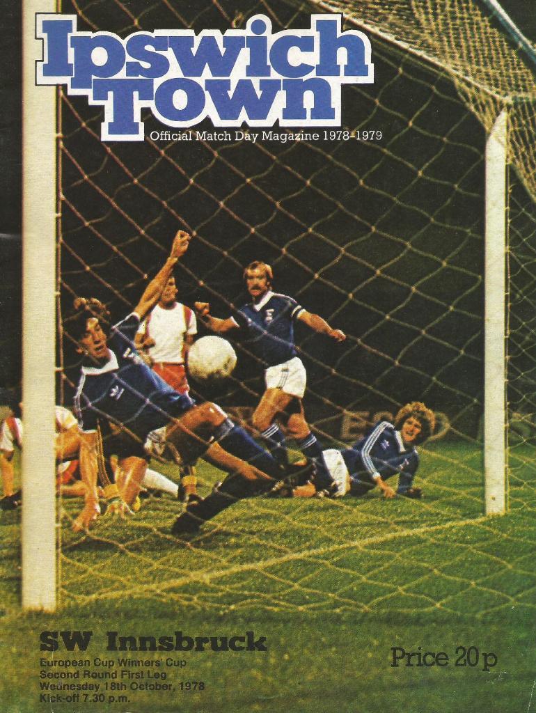 Ipswich Town, England v SW Innsbruck_Austria_ 18.10. 1978_ECWC