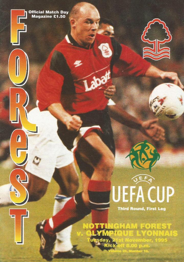 Nottingem Forest_England v Olympique Lyonnas, France_21.11. 1995_UEFA cup