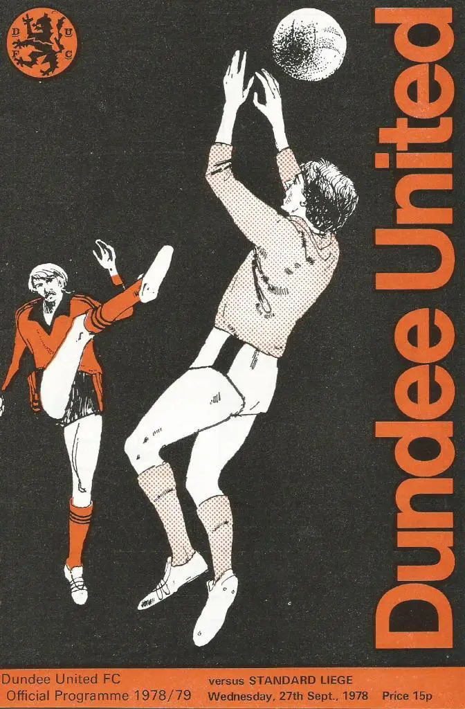 Dundee United_Scotland v Standard Liege_Belgium_27.09.1978__UE FA cup