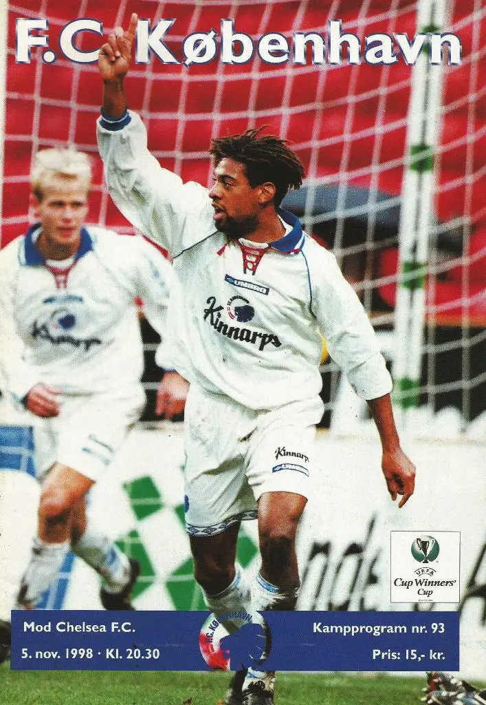 Kobenhavn Denmark v Chelsea London, England._05.11._1998_ECWC